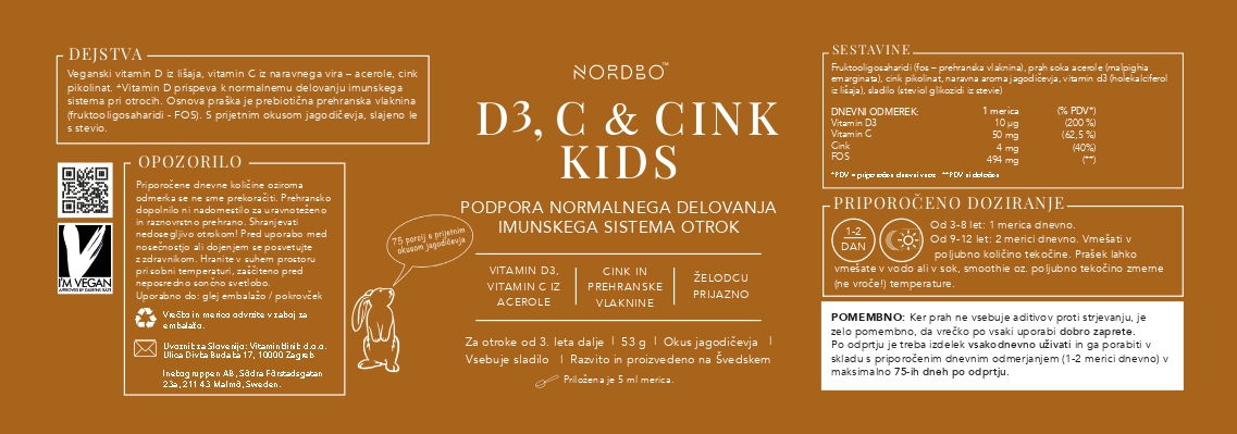 D3, C & Cink Kids deklaracija