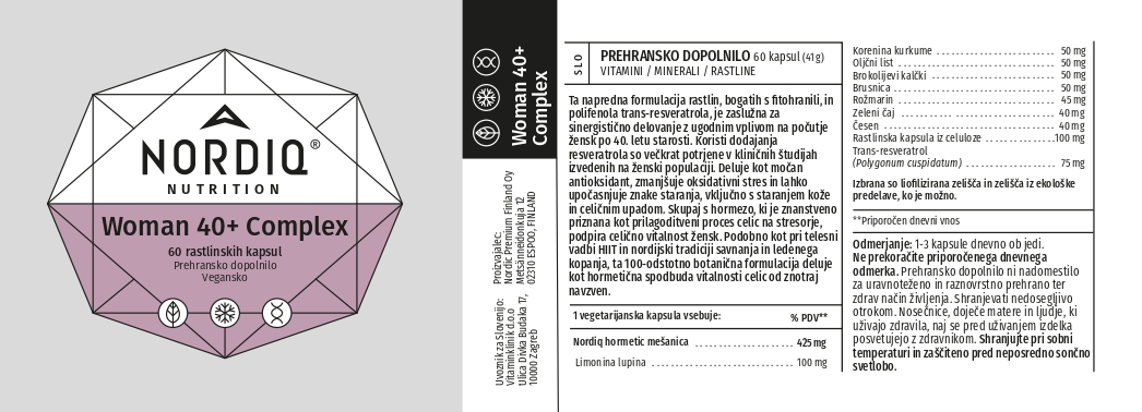 Woman 40+ Complex deklaracija