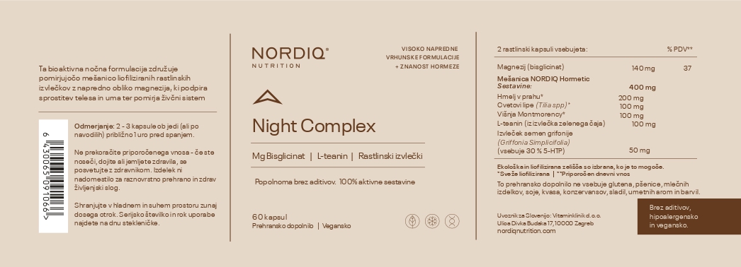 Night Complex deklaracija
